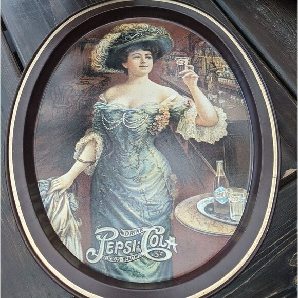 Vintage Pepsi Cola Metal Tray - Picture 1 of 5
